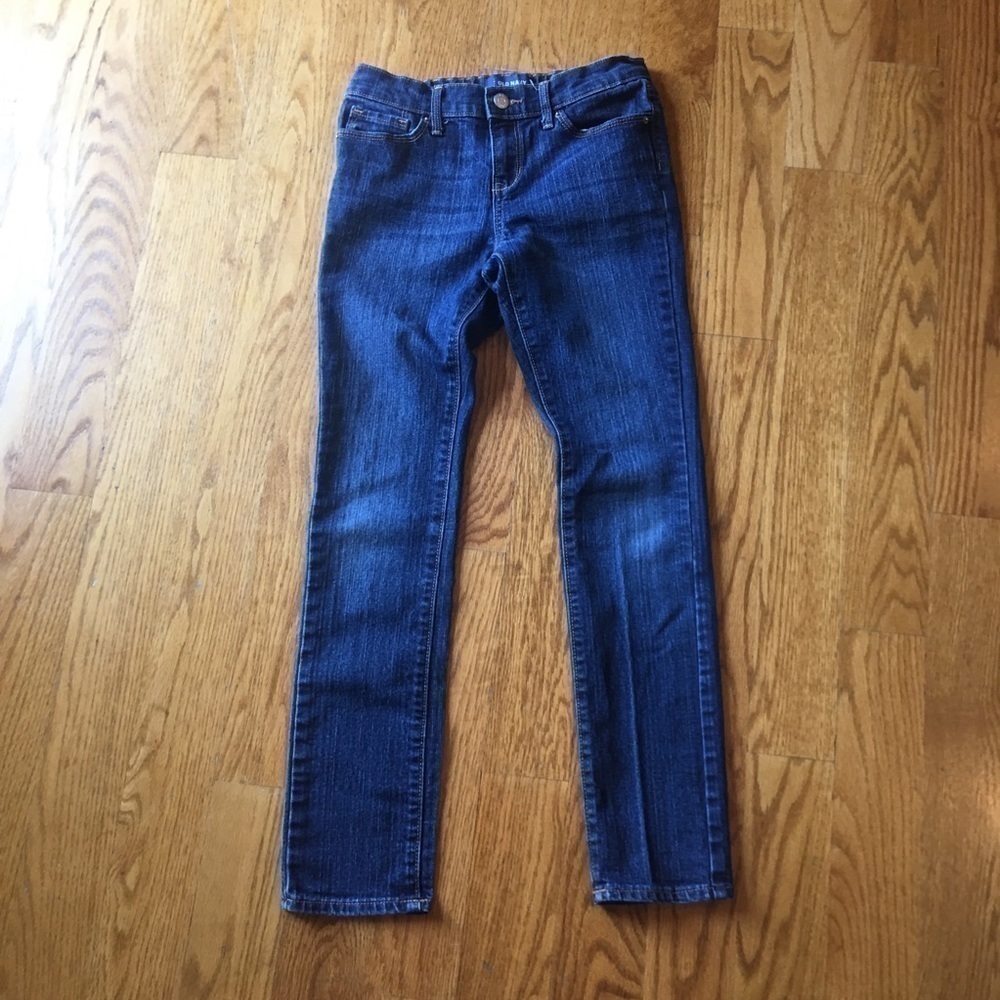 Old Navy girls skinny jeans with adjustable waist size 12 regular